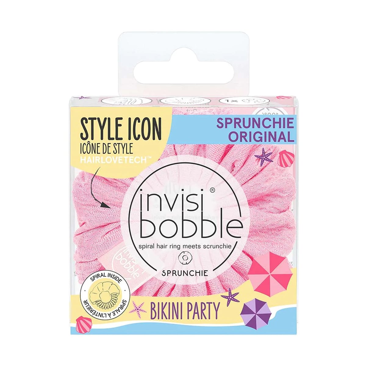 Резинка-браслет для волосся Invisibobble Sprunchie Original Bikini Party Sun's Out, Bums Out, 1 шт